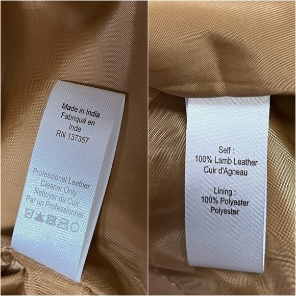 NWT MARISSA WEBB Lamb Leather High Rise Belted Paperbag Waist Boyfriend Shorts 6 - Picture 11 of 11